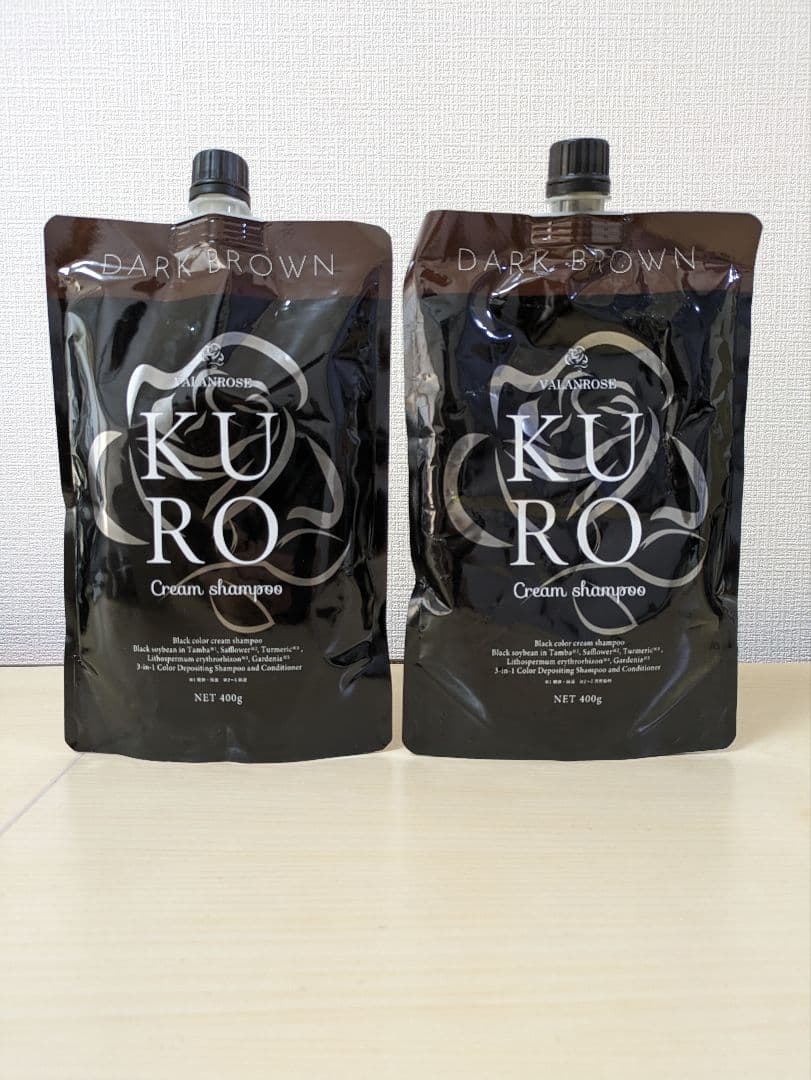 B.VALANCE バランローズ KUROクリームシャンプー 400g 白髪染めVALANROSE