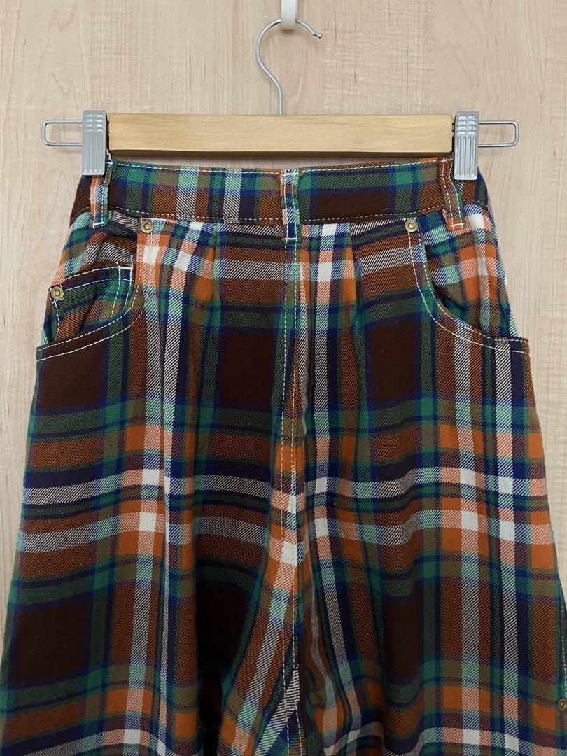 メルシーボークー　mercibeaucoup, サルエルパンツ　チェック