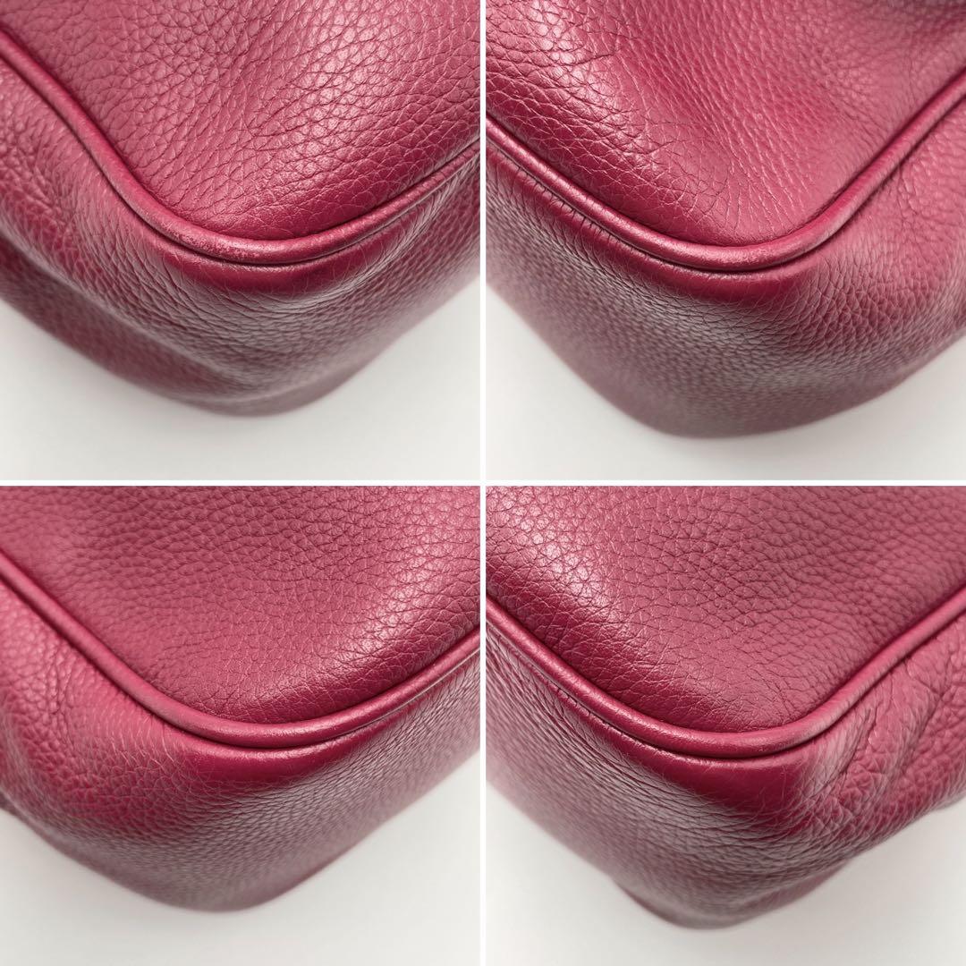 FENDI フェンディ ショルダーバッグ レザー ピンク 8BT214