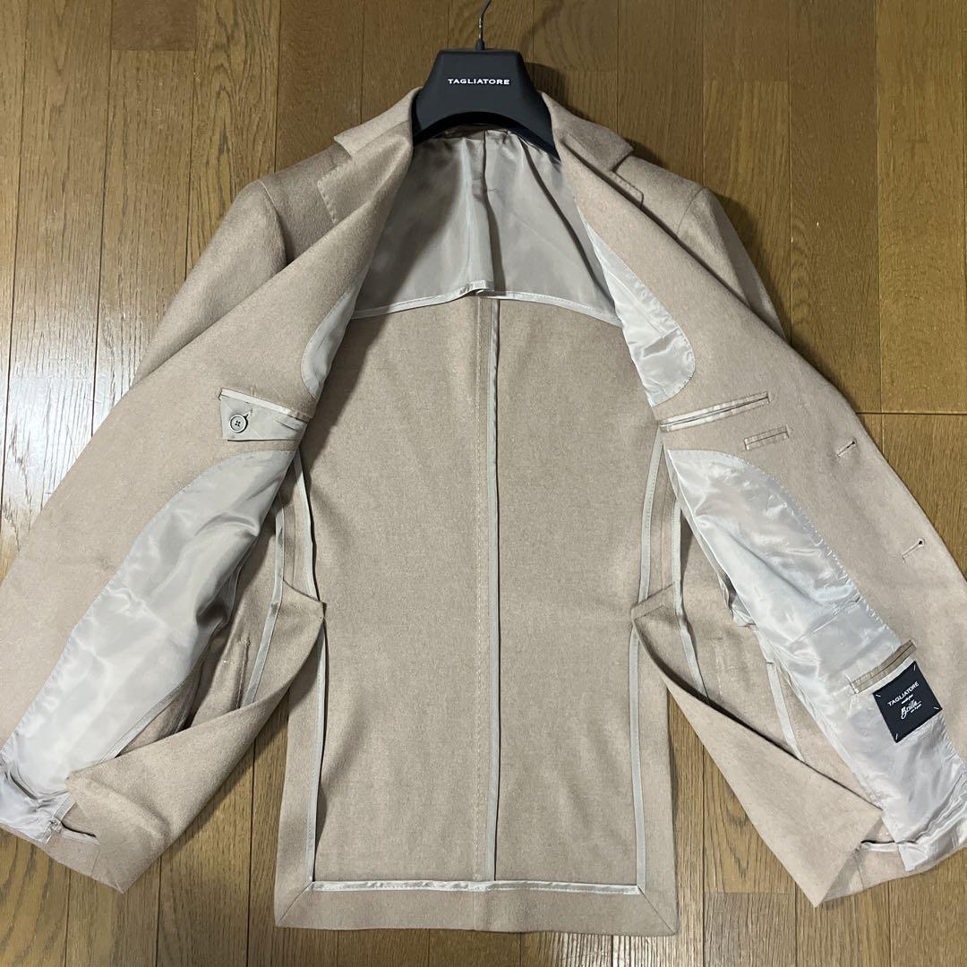 ⭐️【新品、未使用】高級キャメル100%TAGLIATOREタリアトーレジャケット