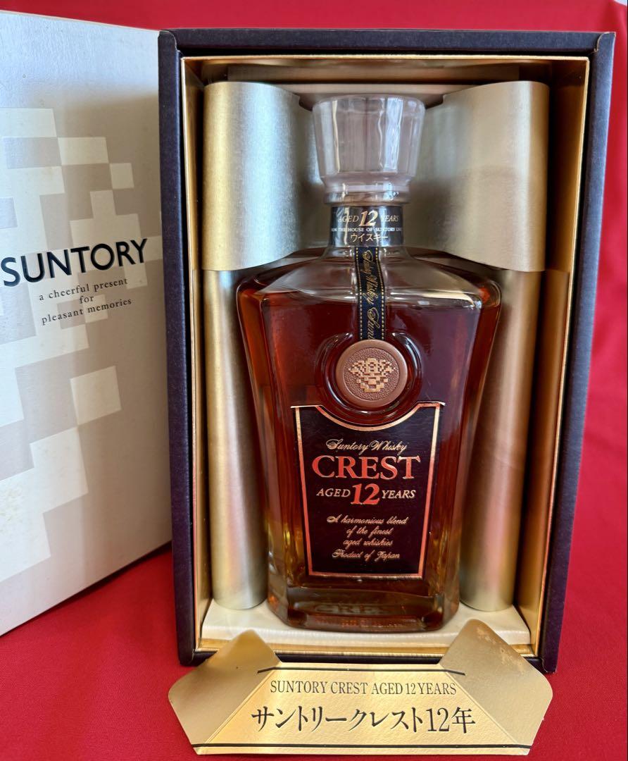 サントリー ウイスキー クレストデキャンタ一 12年 SUNTORY