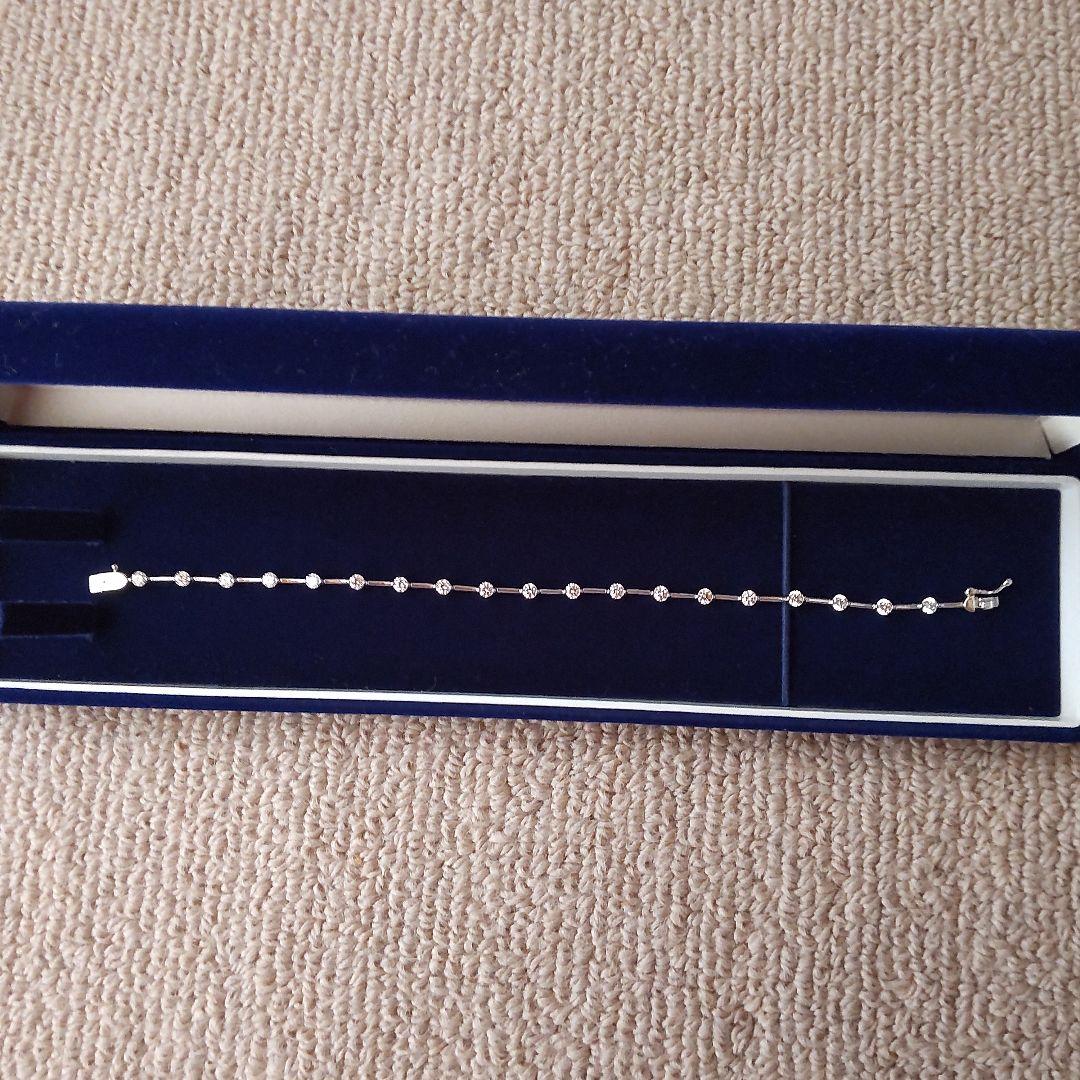 NODAJEWELRY スワロフスキーラインブレスレット