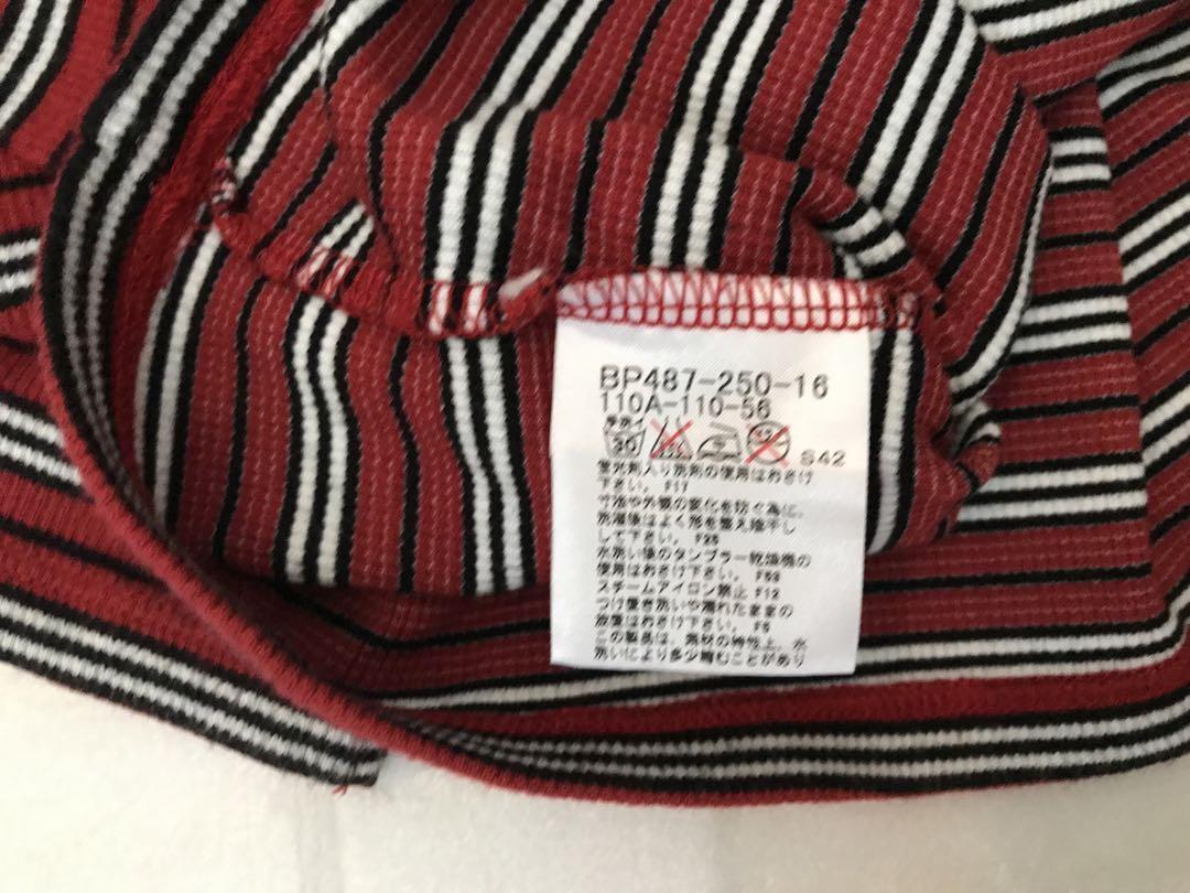 BURBERRY LONDON ジャンバースカート ベージュ &ハイネックシャツ