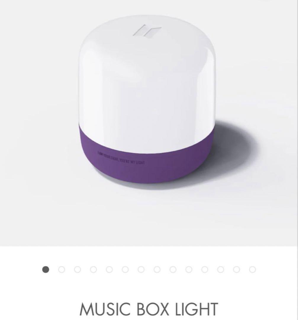 未使用未開封】BTS MUSIC BOX LIGHT