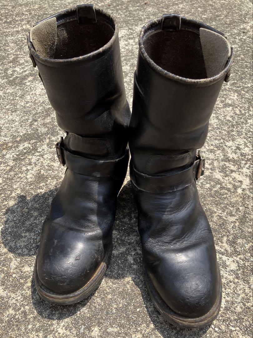 希少 廃盤 PT83 USA RED WING エンジニアブーツ ナイフポケット