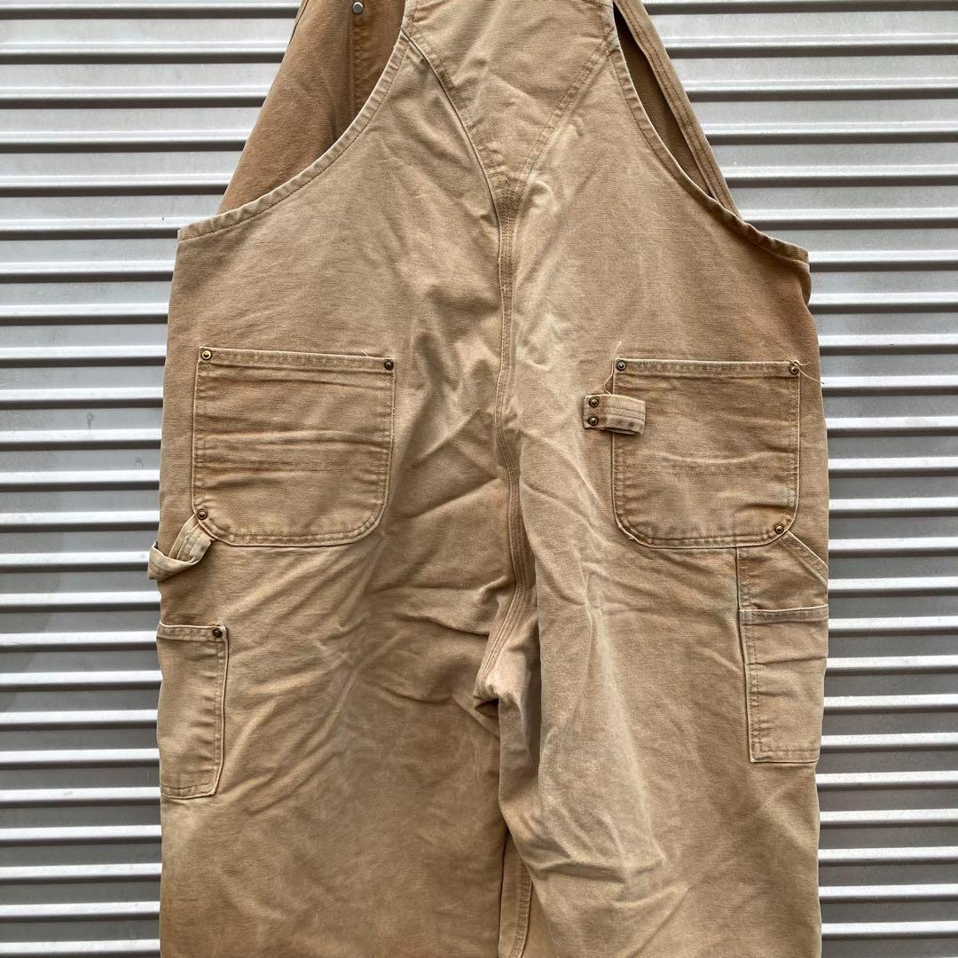 Carhartt ダック地ダブルニーオーバーオール ワーク ストリートグランジ