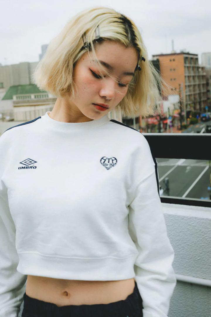 hth umbro cropped sweat 新品未使用 即完売 - メルカリ