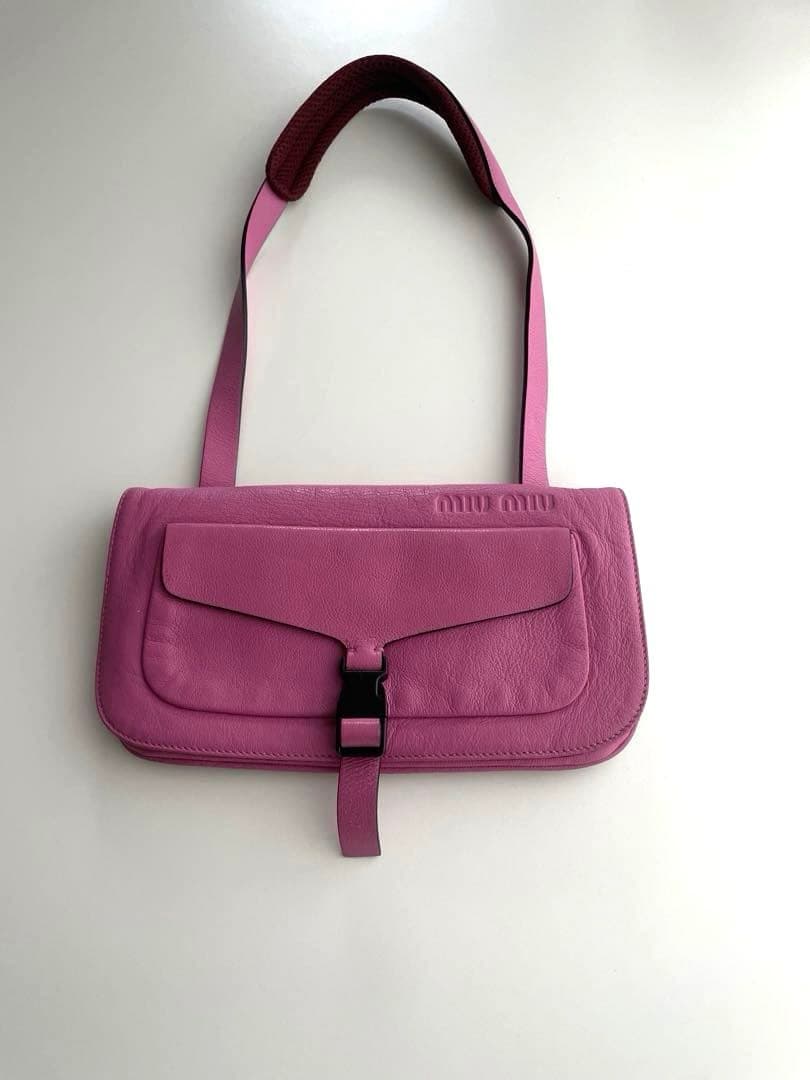 MIU MIU SS2000 Leather Shoulder Bag MIU MIU SS2000 Leather Shoulder Bag