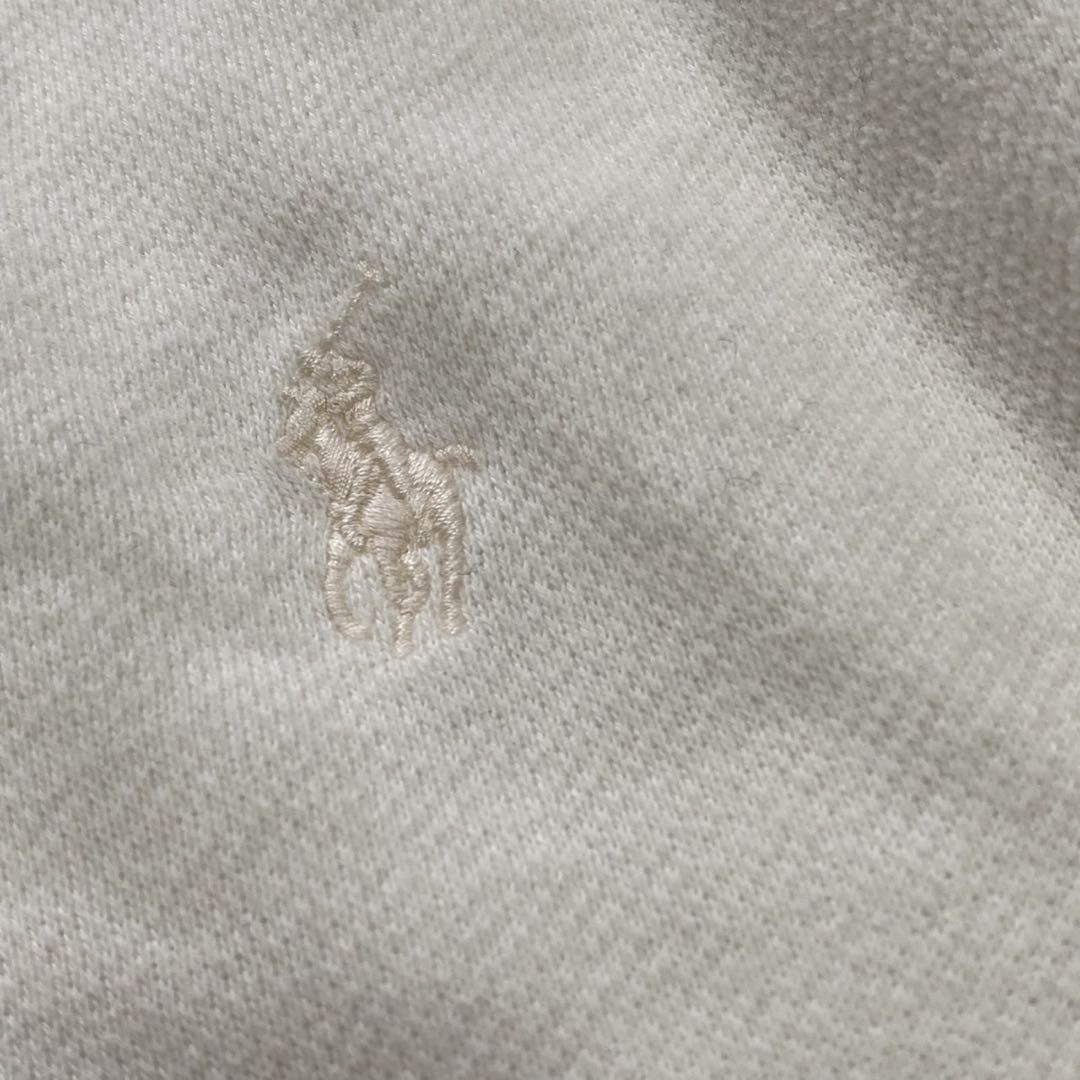 Polo by Ralph Lauren ハーフジップ スウェット S ホワイト