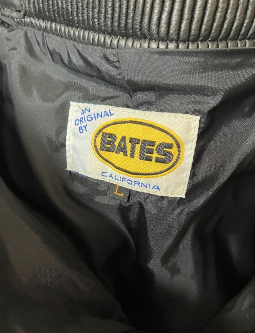 BATES レザー バイクパンツ 膝プロテクター付き