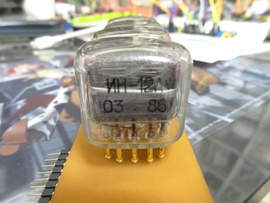 Nixie Clock 4 digits　IN-12 & B5092 Nixie Clock 4 digits IN-12 & B5092 - メルカリ