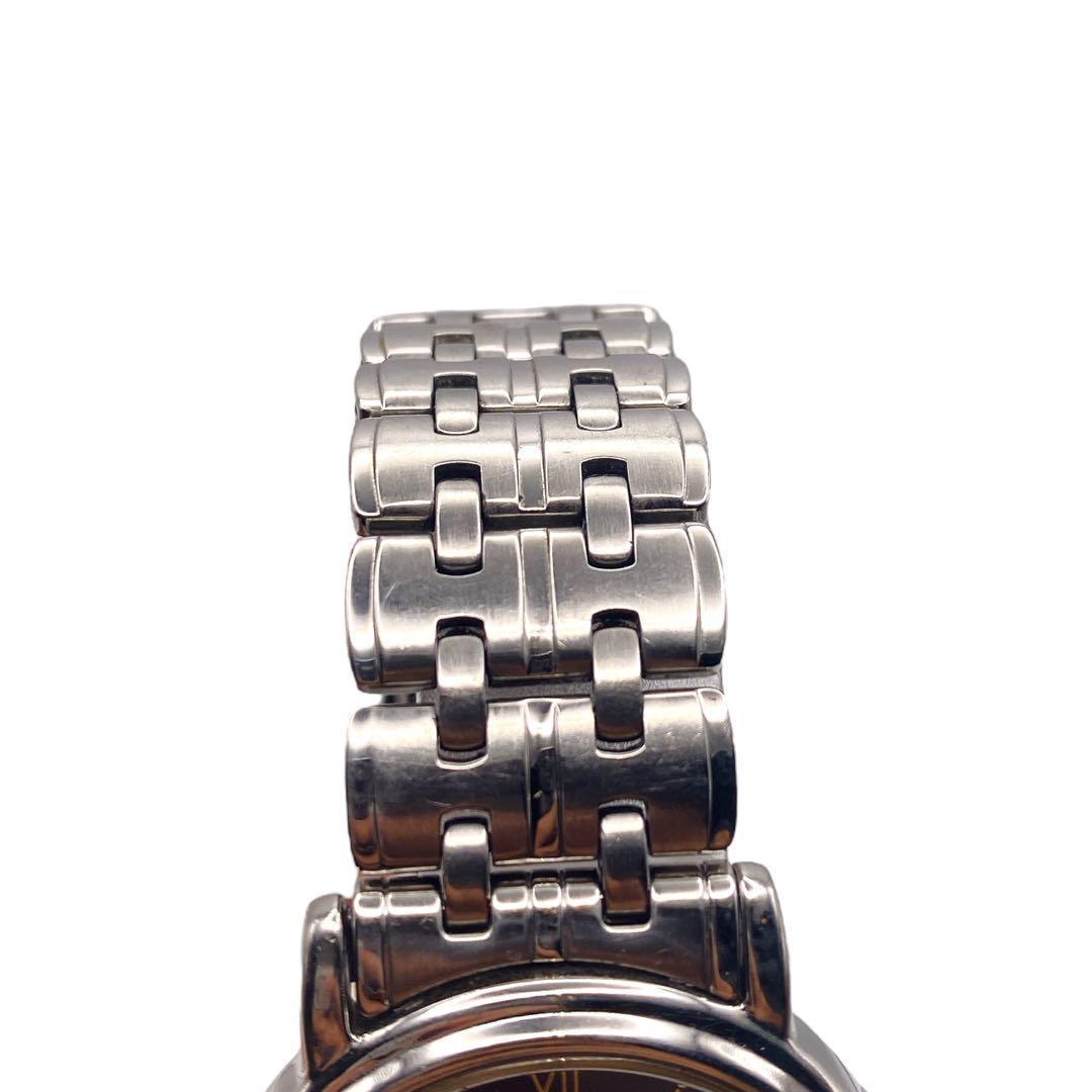 SEIKO ラウンド シルバー ローマン ネイビー メンズ腕時計 1096