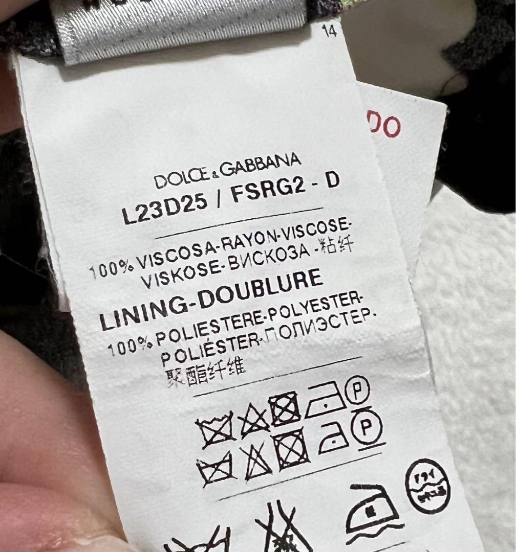 【used美品】ドルチェ&ガッバーナ/チューリップ柄ワンピース90size