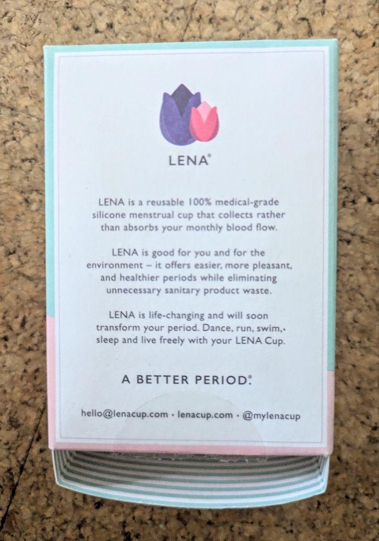 lena cup レナカップ 月経カップ 大小2個セット 新品