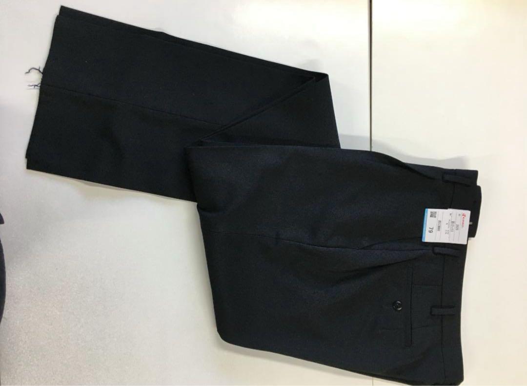 学生ズボン　スラックス　KANKO 2626 黒 ズボン 79サイズ