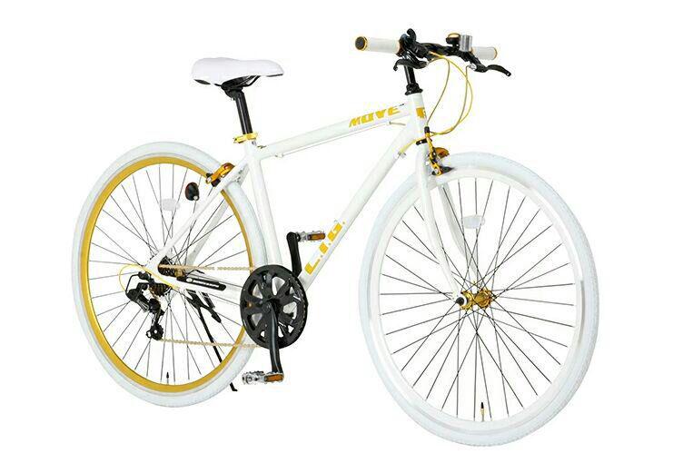 自転車 700c 1年保証 ホワイト