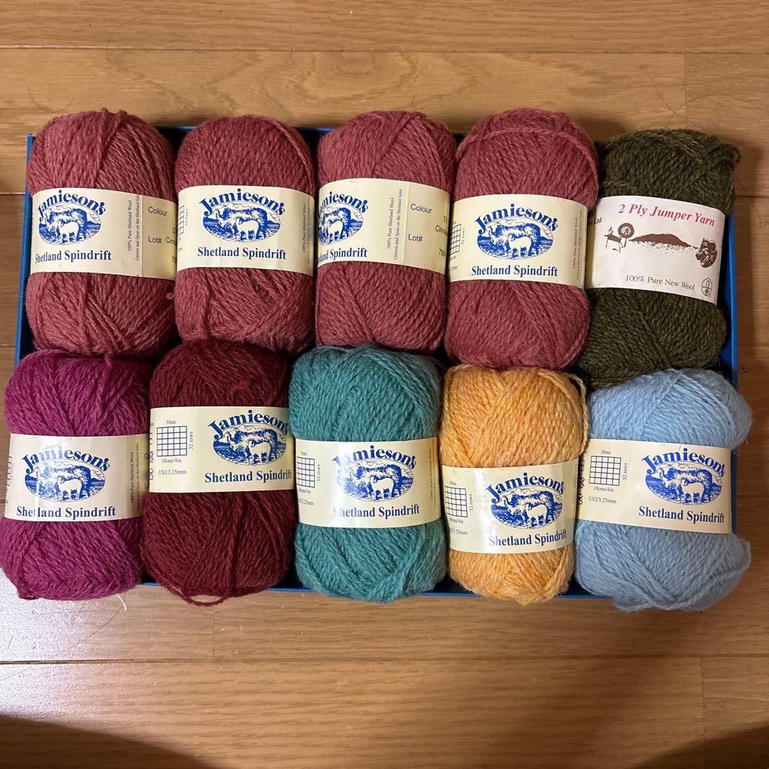 Jamieson's Shetland Spindrift 毛糸セット