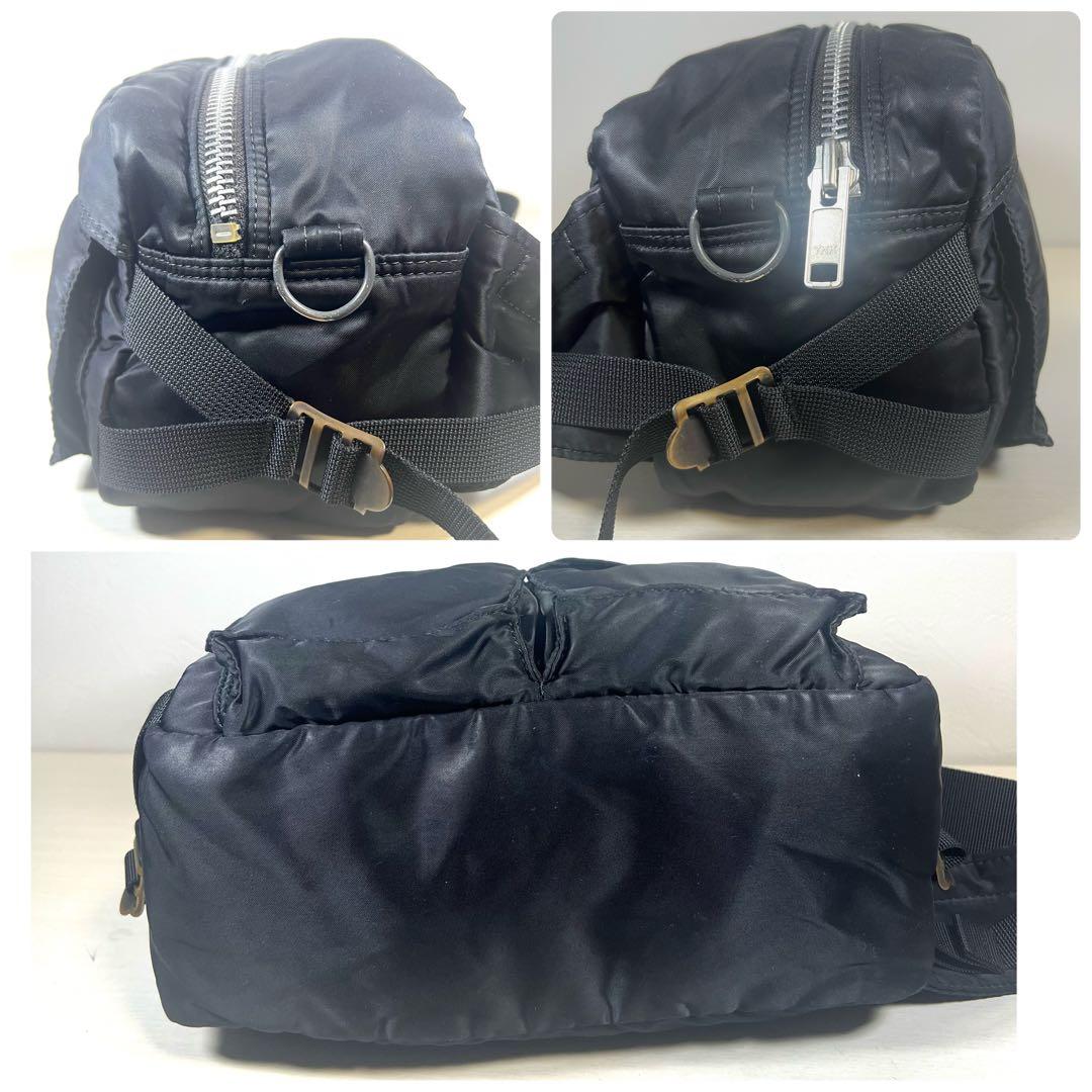【美品】PORTER ポーター タンカー ボディバッグ 黒 【美品】PORTER ポーター タンカー ボディバッグ 黒