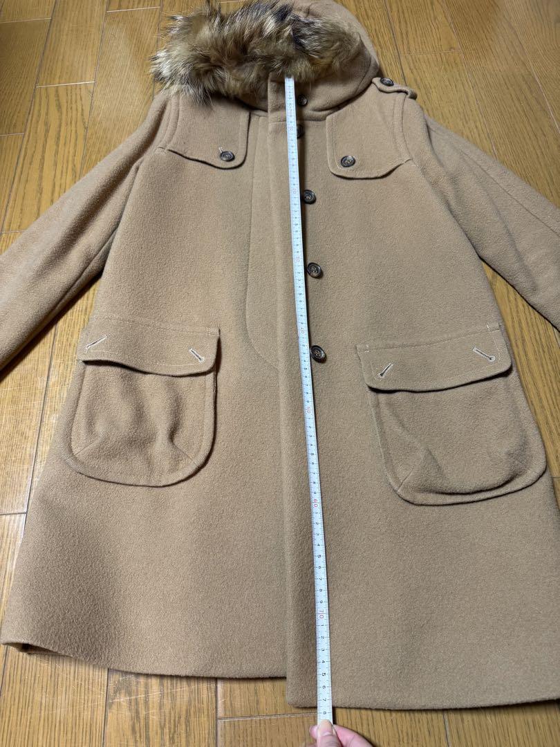 FLORENTファー付きベージュダッフルコート