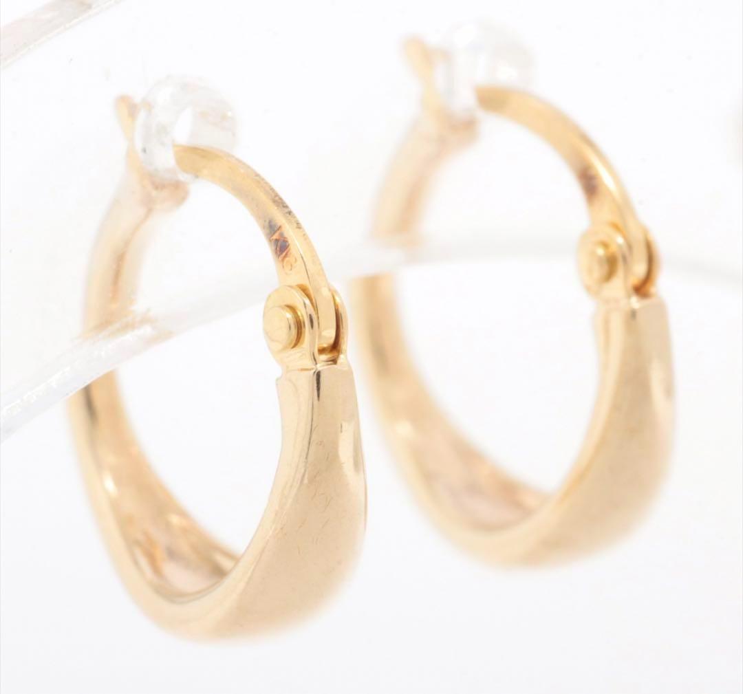 ete フープピアス K10 ゴールド アクセサリー リング ジュエリー エテ