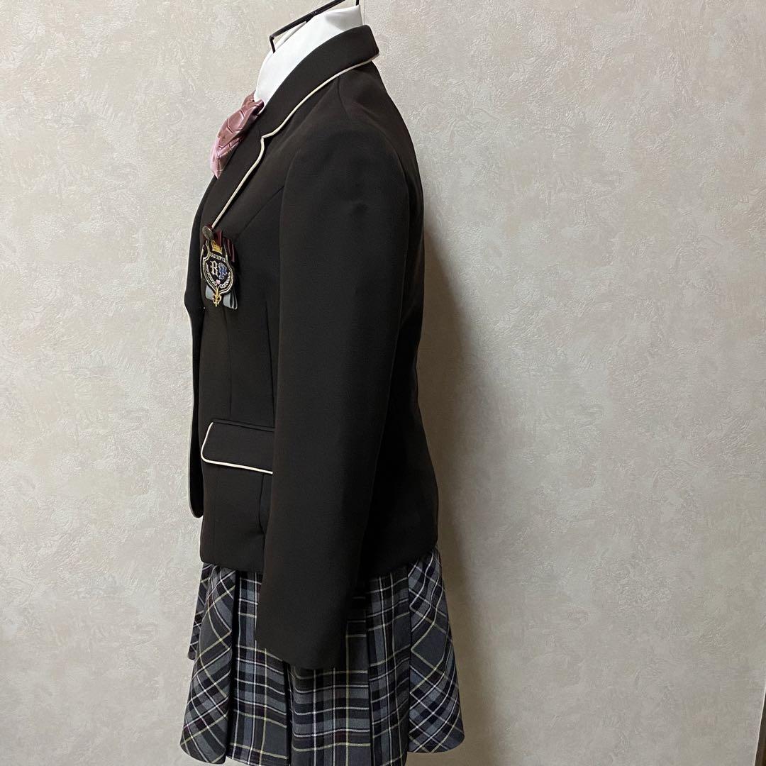 【美品】キューティーリボン フルセット　 ブラウン チェック 卒服 150