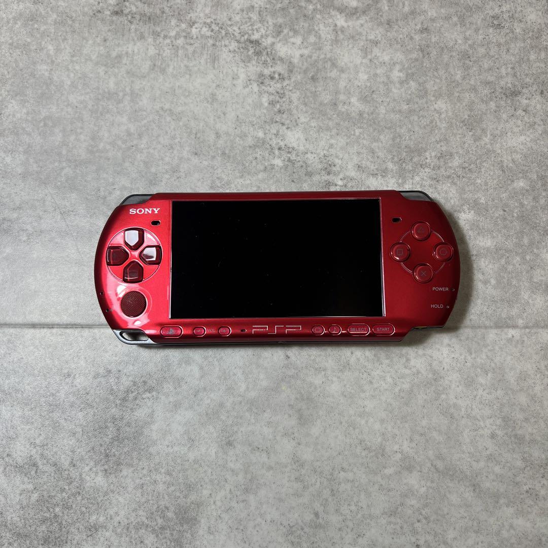 ソニー PSP 3000 本体 ラディアンレッド 動作品 ジャンク扱い - メルカリ