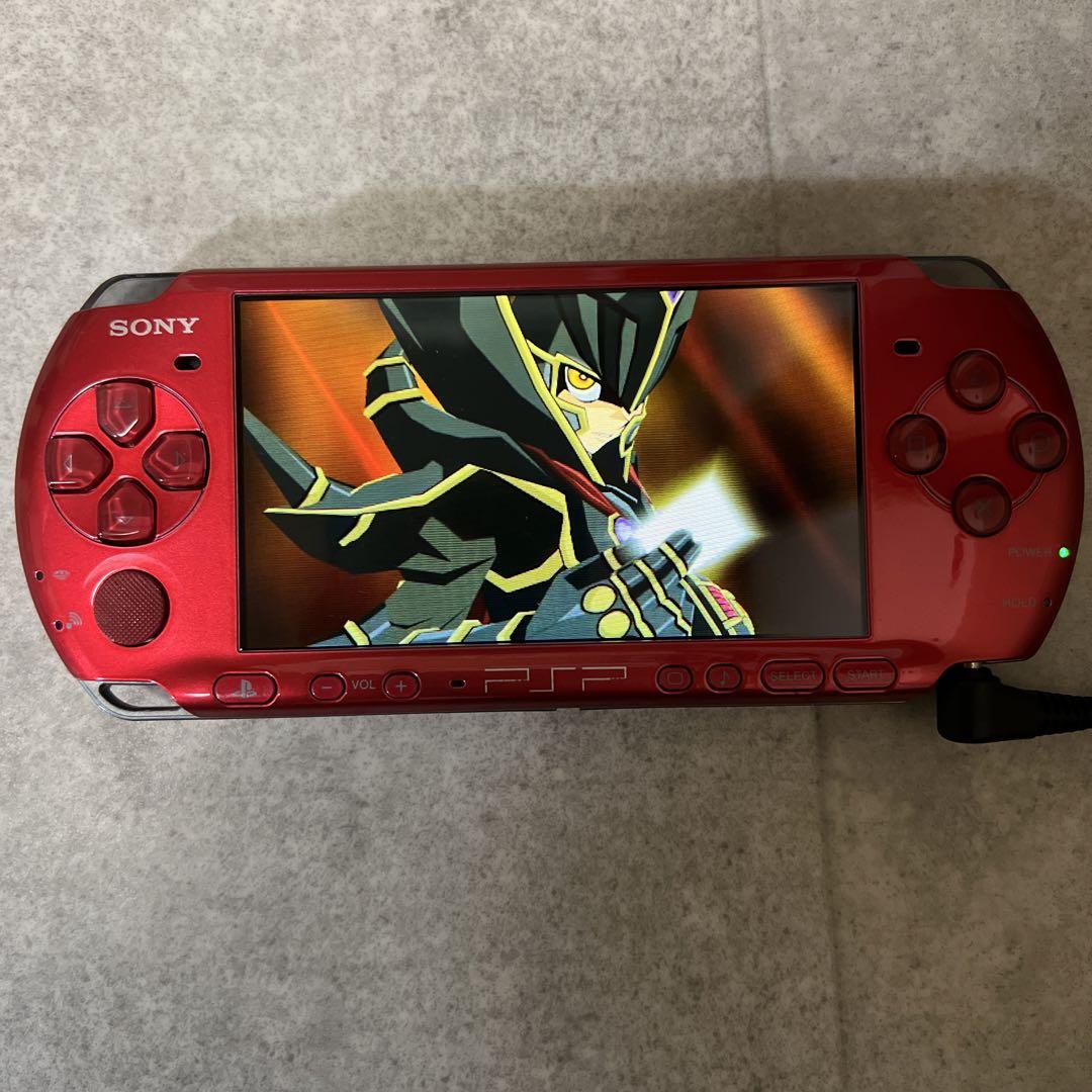 ソニー PSP 3000 本体 ラディアンレッド 動作品 ジャンク扱い - メルカリ