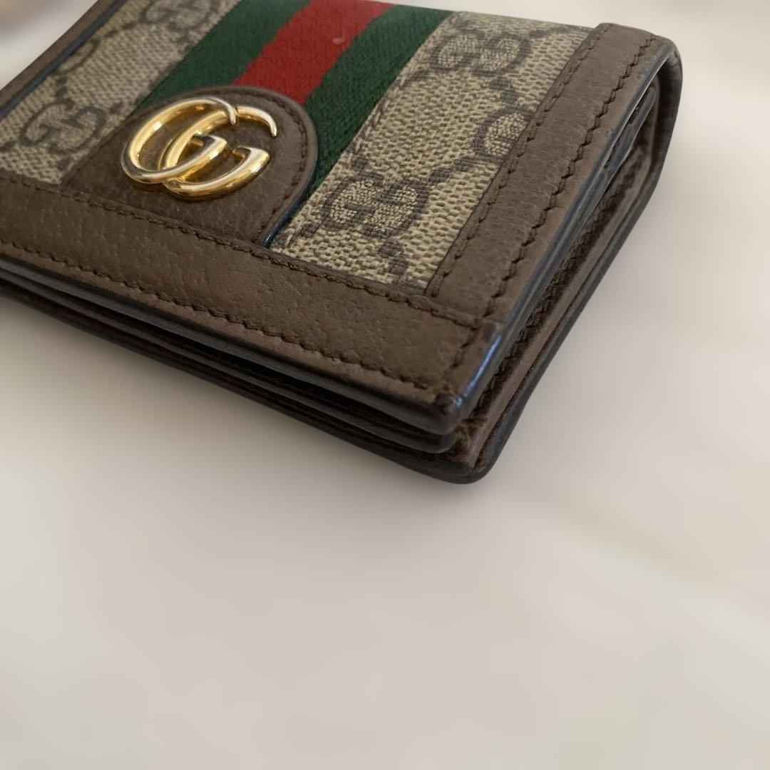 【ジャンク商品】GUCCI オフィディアGG カードケース ウォレット