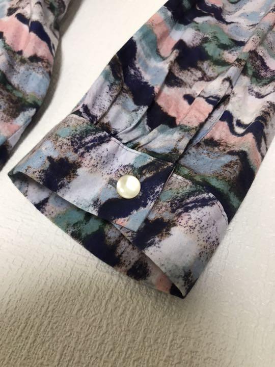 保存状態良好☆ 【美品】パーリッシィクラシスク 水彩柄ワンピース 日本製 保存状態良好☆ 【美品】パーリッシィクラシスク 水彩柄ワンピース 日本製