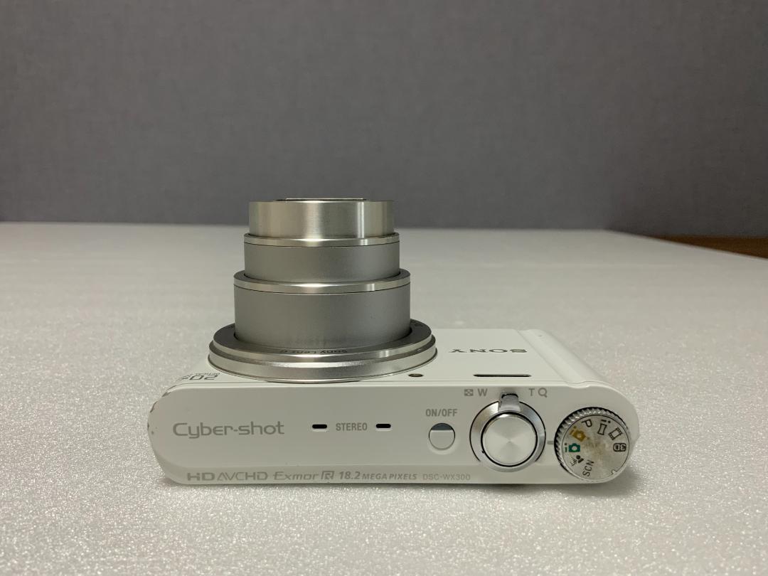 【並品】SONY Cyber-shot DSC-WX300 ホワイト 動作品