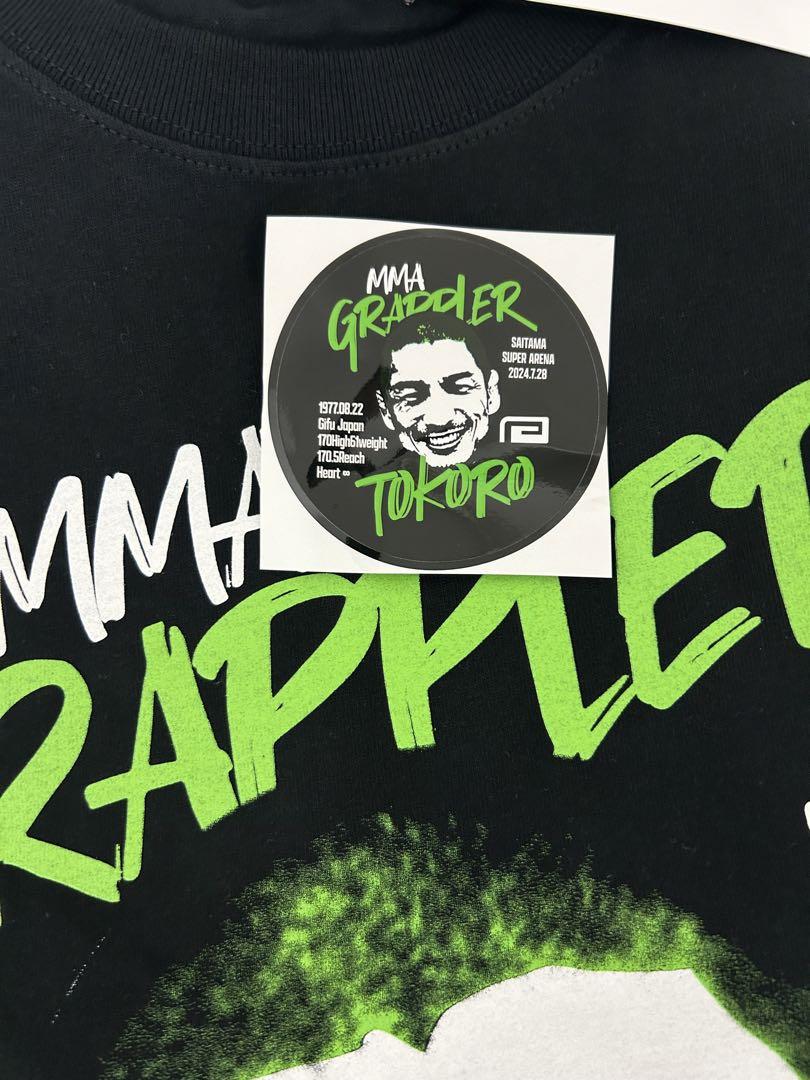 新品2XL！reversal×所英男MMA GRAPPLER Tシャツ黒
