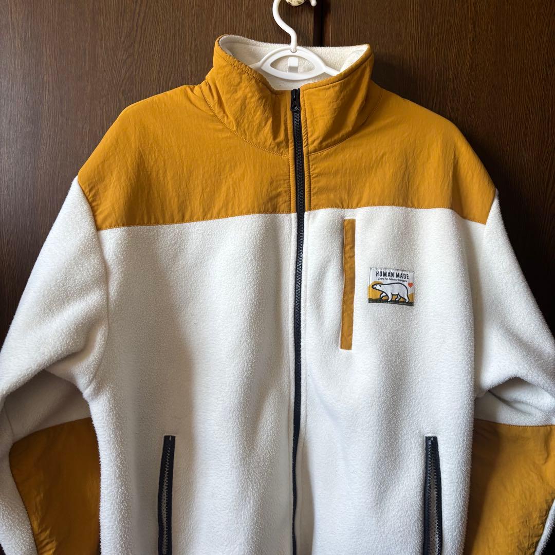 HUMAN MADE フリースジャケット イエロー HUMAN MADE フリースジャケット イエロー