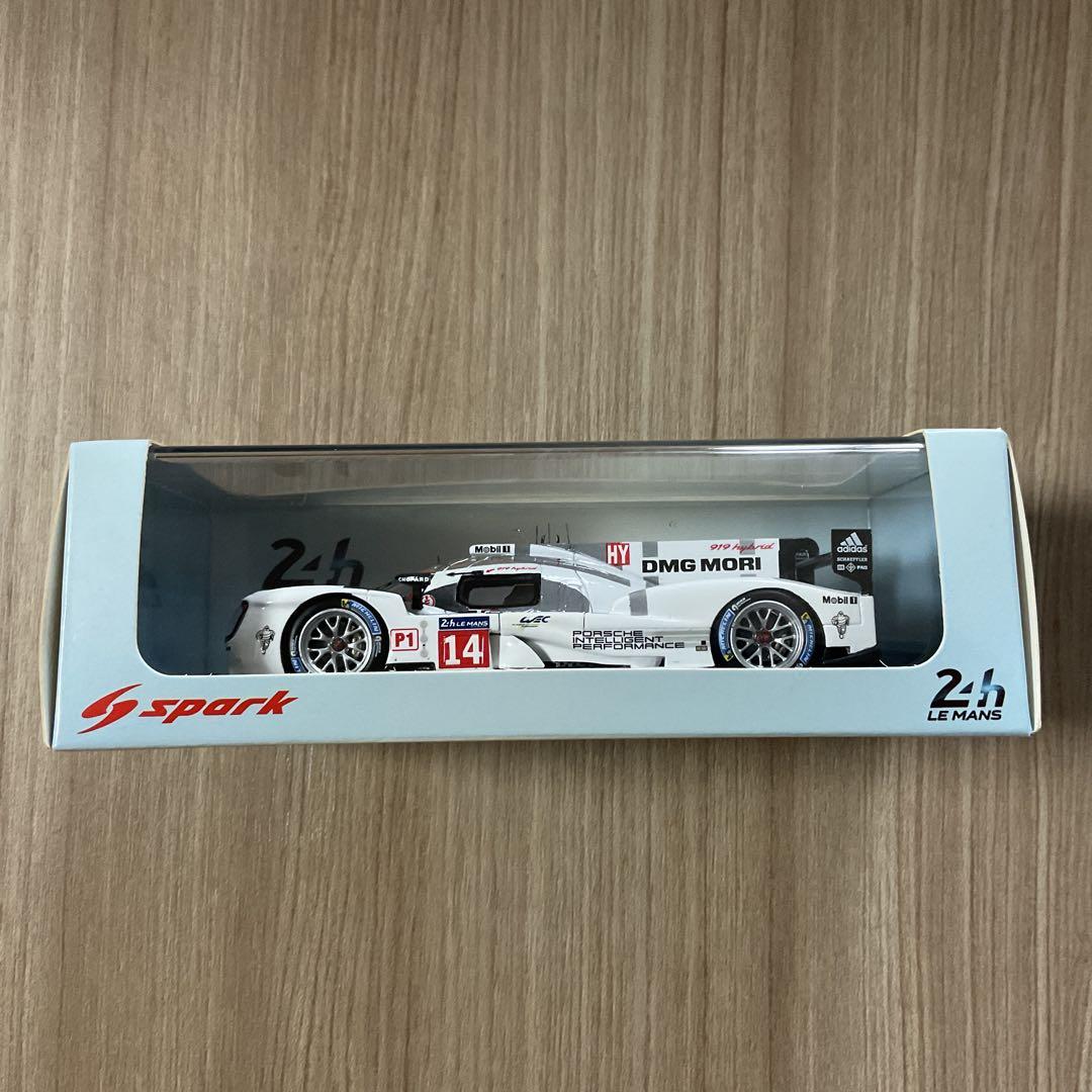 自動車 Porsche 919 Hybrid #14 2014 Spark 1/43