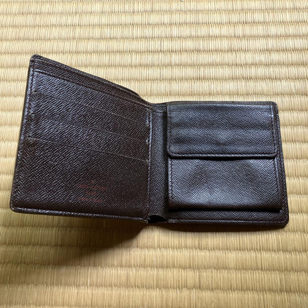 ルイ・ヴィトン　ダミエ　二つ折財布
