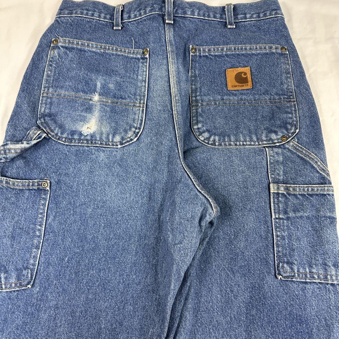 カーハート　ダブルニー　デニム　アメリカ製　carhartt インディゴ　USA