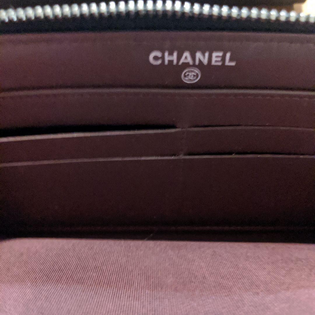 CHANEL　クラシックロングジップウォレット