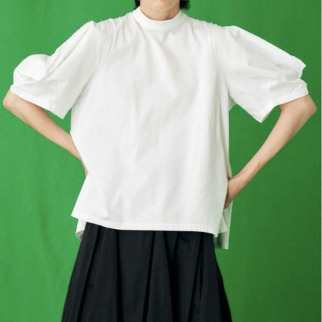美品✨SOLID-SLEEVE PULLOVER ホワイト 38 enfold - メルカリ