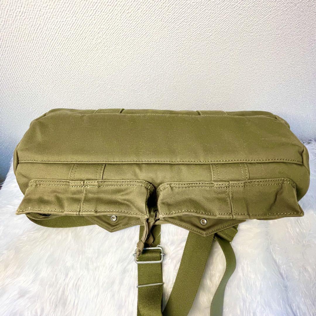 Porter ラブアンドピース ミリタリー ハンドバッグ 2WAY 復刻 金具