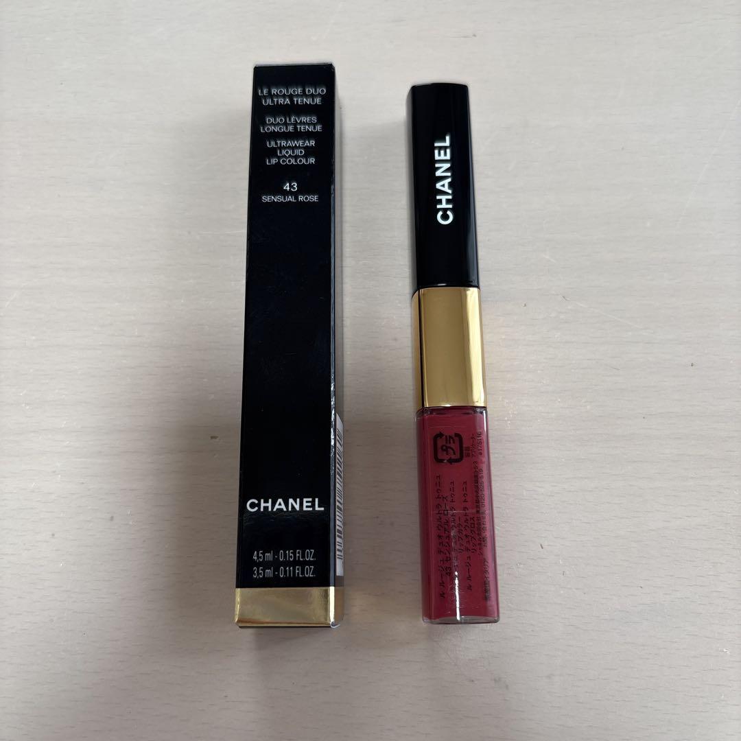 CHANEL ルージュ デュオ ウルトラ トゥニュ43 センシュアルローズ