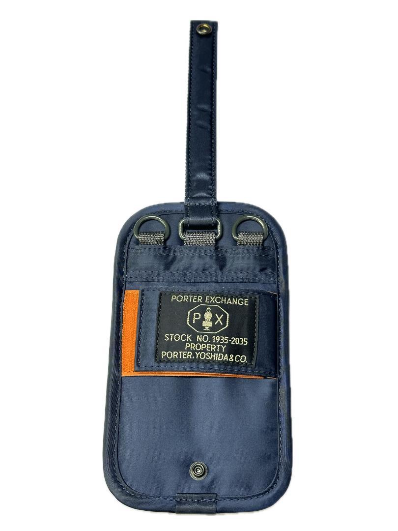 【国内正規総代理店アイテム】 PORTER PX 携帯ケースアイアンブルー HOLDER GPS TANKER バッグ