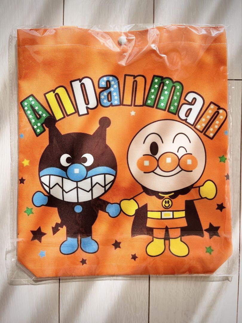 アンパンマントートバッグ オレンジ アンパンマン バイキンマントートバッグ 新品