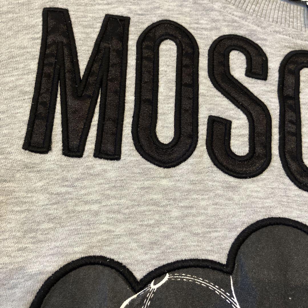 H&M MOSCHINO コラボディズニースウェットミッキートレーナー