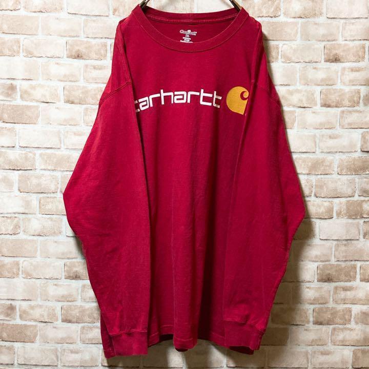 即納超歓迎 人気 ロングTシャツ オーバーサイズ デカロゴ BrHjM-m88138920162 Carhartt カーハート 定番お得