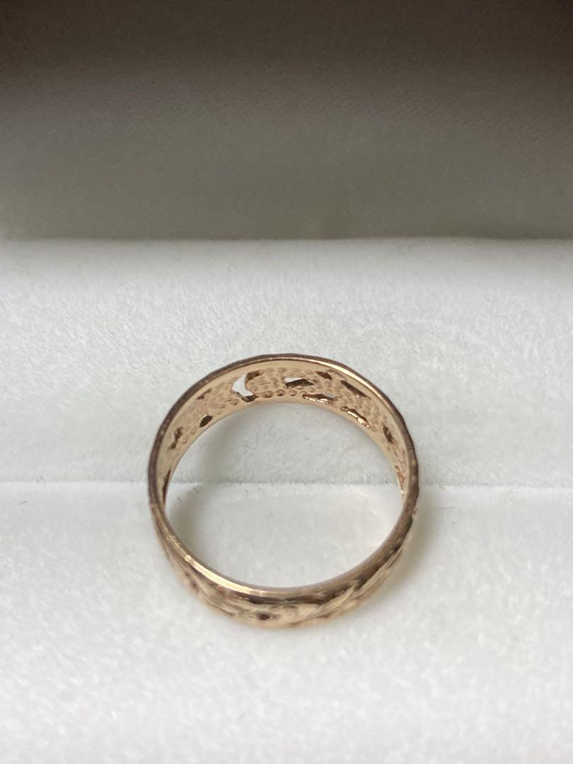 週末お値下げ　14K リング　ハワイアンジュエリー　レイピカケ　K14