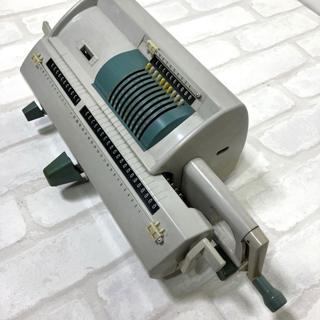 タイガー手回し計算機　H68-21 動作OK 昭和レトロ雑貨　アンティーク