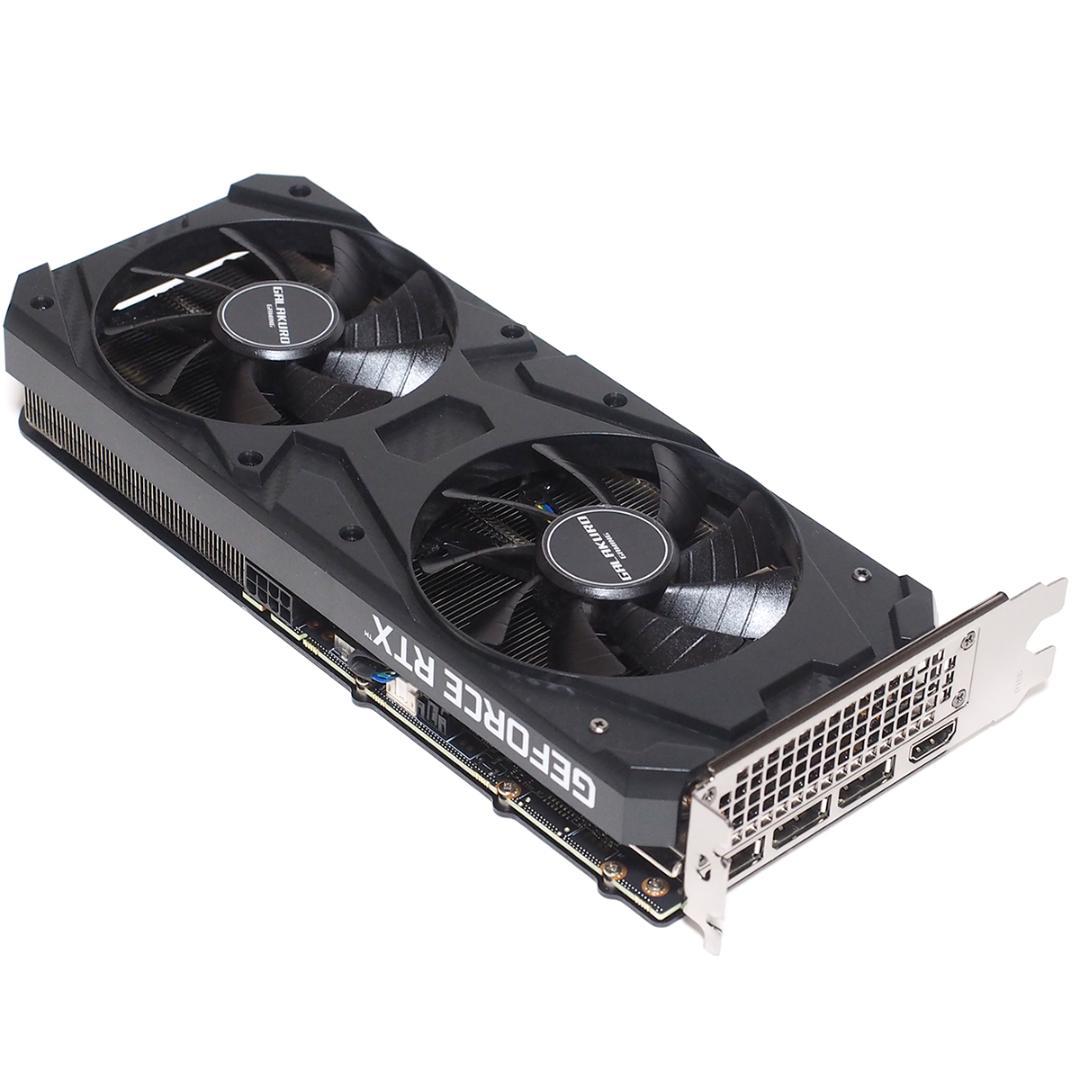 玄人志向 GAMING GG-RTX3060Ti-E8GB GALAKURO