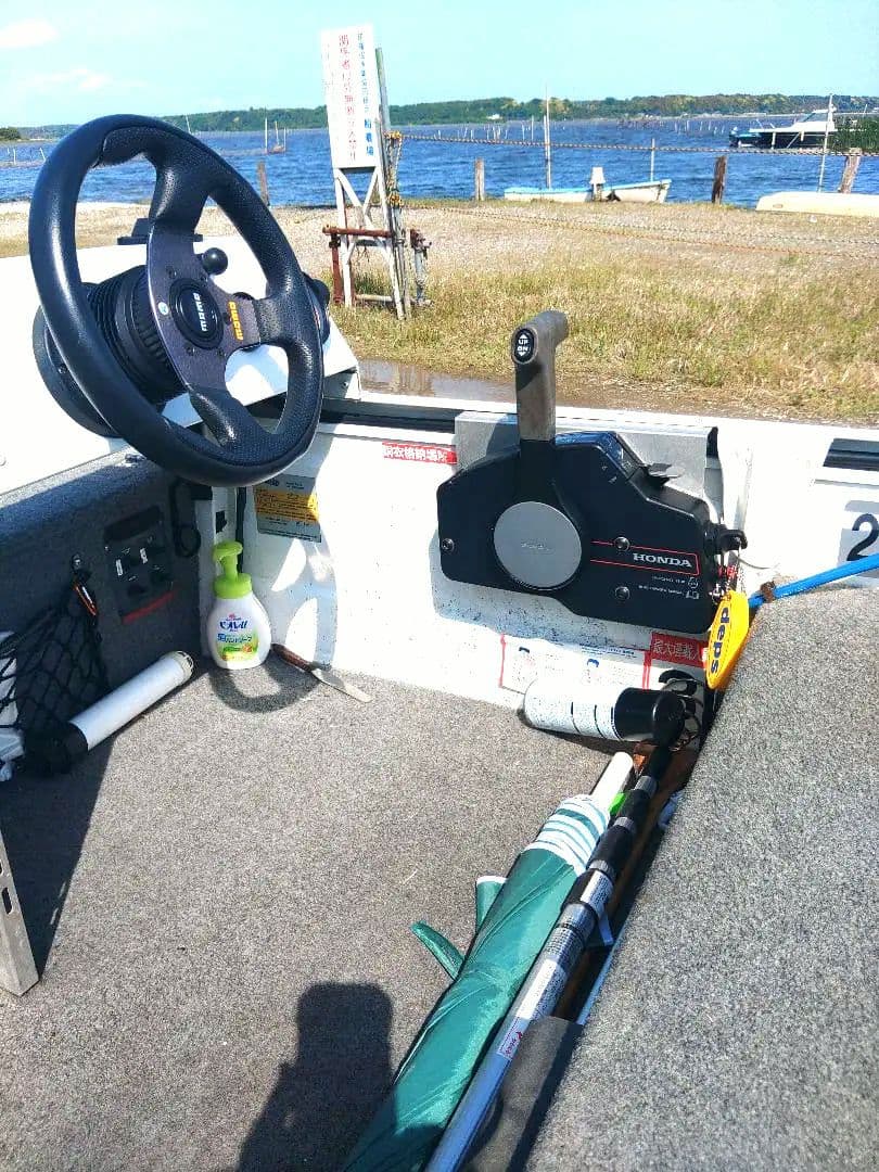 ✨美品アルミボート✨ 貴重ステーサー バスボート、ハンドル ✨美品アルミボート✨ 貴重ステーサー バスボート、ハンドル