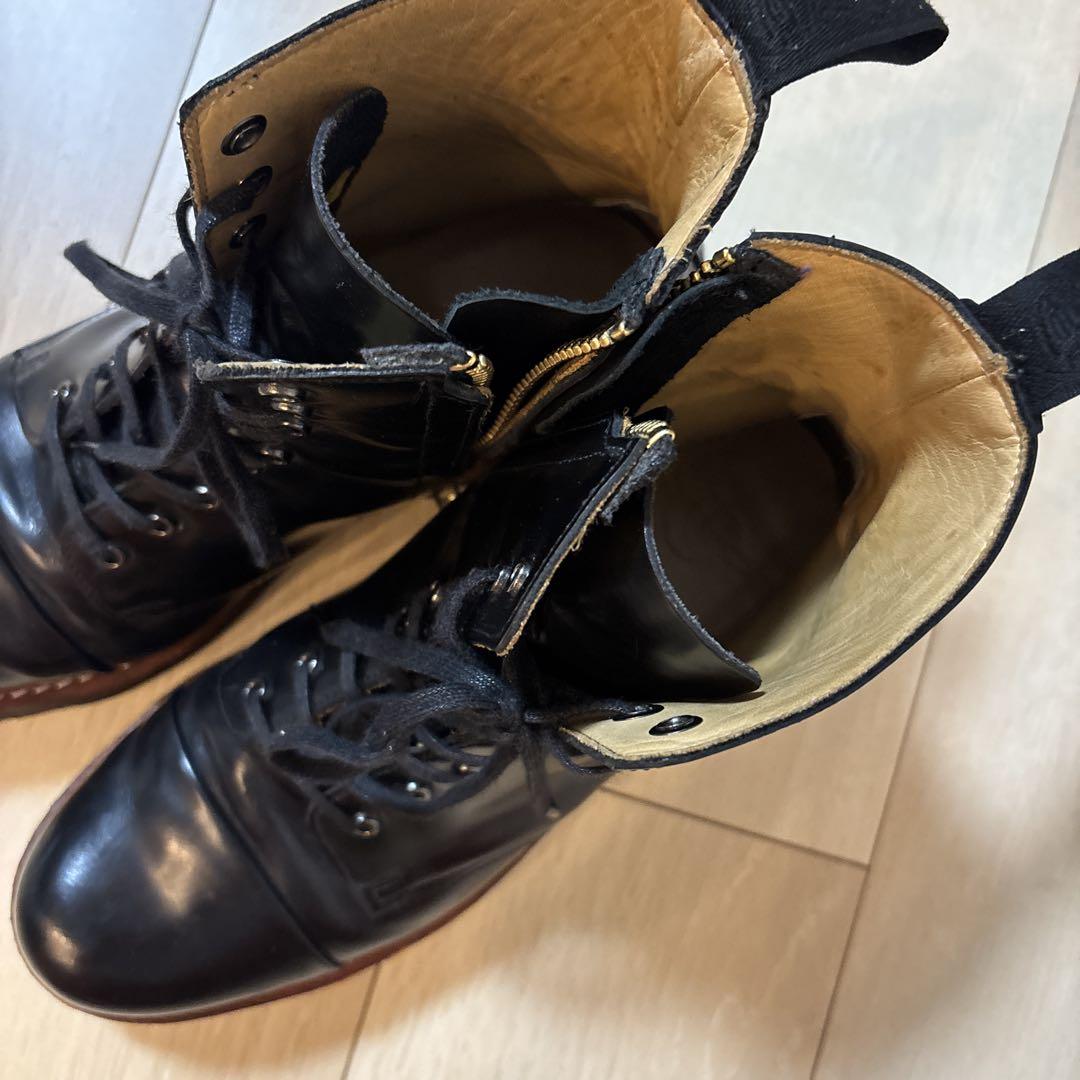 カスタム❣️美品8ホールブーツ ブラック Dr.Martens ドクターマーチン