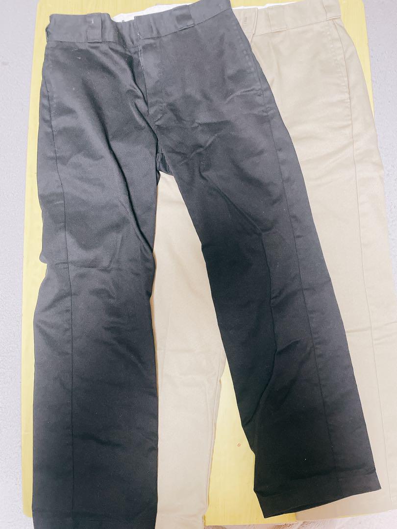 Dickies 874 チノパン ブラック ベージュ 2点セット