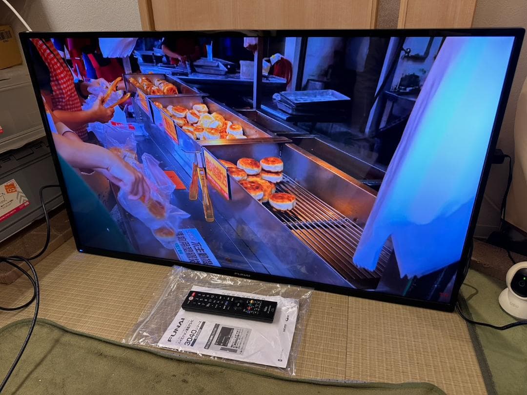 funai フナイ 43型 テレビ FL-43U3040 22年製 4K対応! funai フナイ 43型 テレビ FL-43U3040 22年製 4K対応!